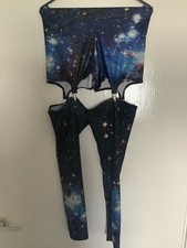 Black Milk Galaxy Suspenders Size Large