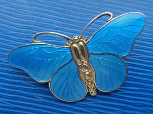 Norwegian butterfly brooch - norwegian,