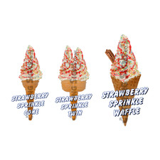 Strawberry Sprinkle Whippy Ice