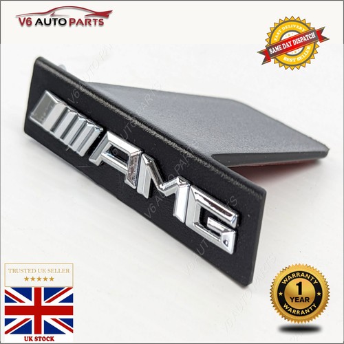Amg chrome front - amg, badge