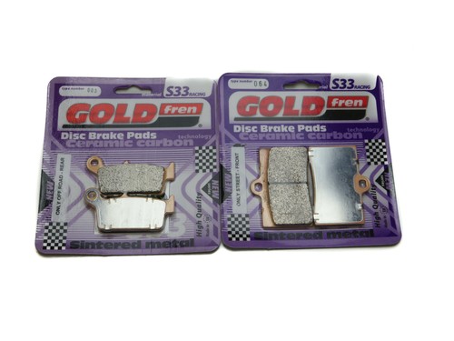 Goldfren s33 brake pads front - goldfren,