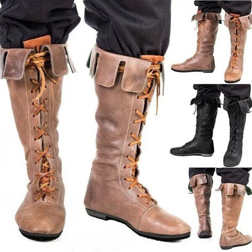 Medieval men knight boots - medieval,