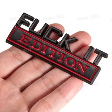 3D FUCK-IT EDITION Logo Emblem