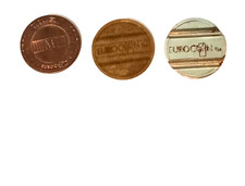 Slot Machine Tokens x 3 -