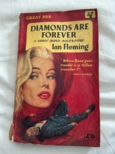 DIAMONDS ARE FOREVER by Ian Fleming - James Bond PB  PAN BOOKS 1958 2nd print