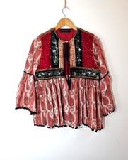 Zara Embroidered Jacket Size M