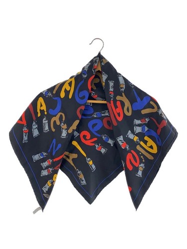 Louis vuitton scarf silk - louis, black