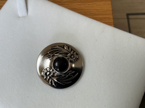 Vintage solid silver fronted