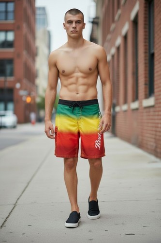 Red stripe men jamaican - men's,