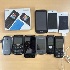 Job Lot 10X Phones - Iphones,samsung,doro