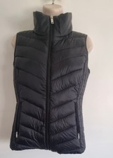 Hollister Puffer Women black Gilet Jacket Size XS
