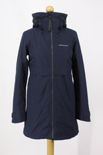DIDRIKSONS WOMENS HELLE 5 PARKA WATERPROOF HOODED SIZE 34/ UK8 NAVY RRP £200 IB