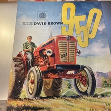 David Brown 950 Implematic 6 page vintage Sales Brochure superb condition 