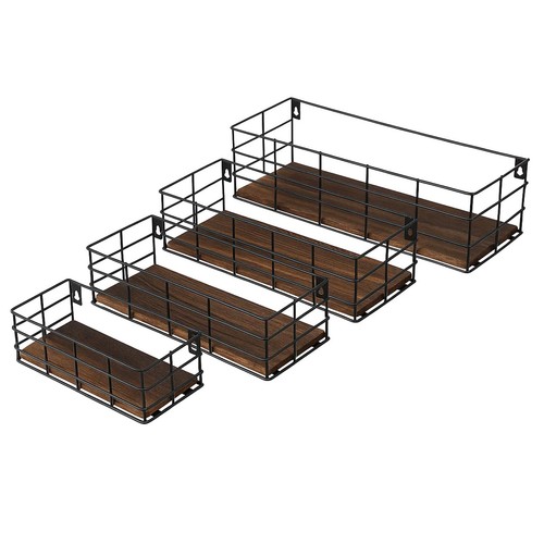 4pcs wall mounted - wall-mounted, storage