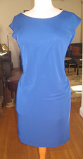 Zara SLINKY PARTY Dress Cobalt Blue Size 10