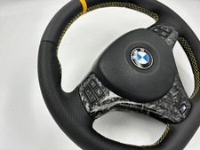 BMW FLAT BOTTOM M Steering Wheel M3 E81 E82 E87 E88 E90 E91 E92 E93 E84 Yellow