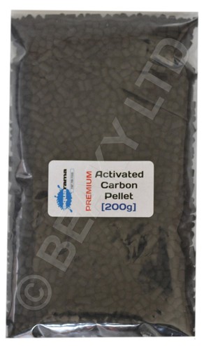 Activated carbon pellet - activated, "pellet"