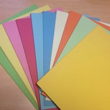 A4 Assorted Colour Card 100
