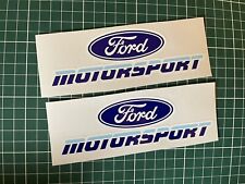 Ford Motorsport Sticker 1990s Performance Decal Vintage Classic Escort 15x4.5cm