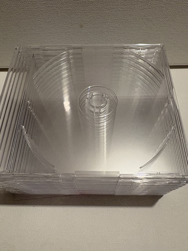 Slim clear jewel cases - clear, lot