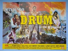 DRUM (1976) original UK quad