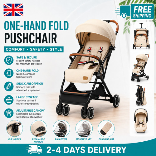 Premium baby stroller one hand - baby, one-hand