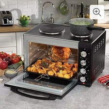 Daewoo 42L Mini Counter top Electric Cooker Freestanding Small Oven Hob 3000W