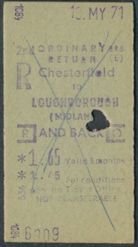 Railway ticket 2nd