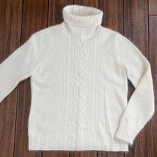 Cable Knit Angora Lambswool