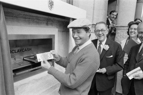 The worlds first atm - atm,, cash