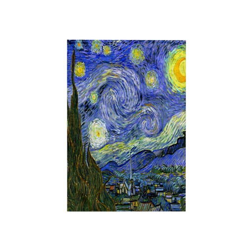 3drose starry night - starry, gogh