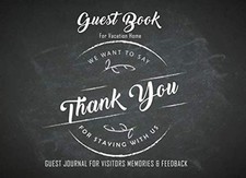 Guest book for vacation home - guest,