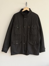 Barbour “Sapper” Waxed Cotton Jacket Black Mens XL ***SUPERB***