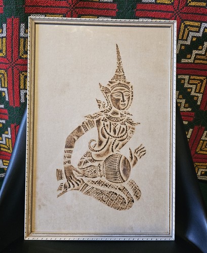 Thai temple rubbings seated - thai, of