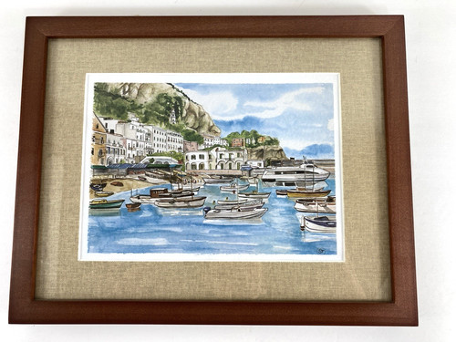 Scenic mediterranean coast and - scenic,