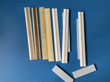 Job lot architect engineer drafting scale rulers - faber castell Duraline RICS