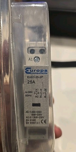 Europa 25a contactor pole 2x - europa, 2