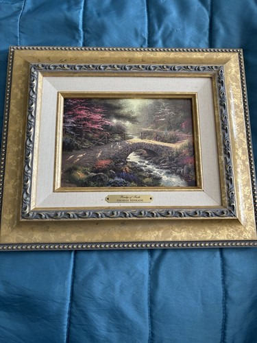 Thomas kinkade bridge faith - bridge,