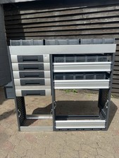 VAN RACKING SHELVING DRAWERS DRAWS LIN BINS SHELVES BOTT 19  POTS