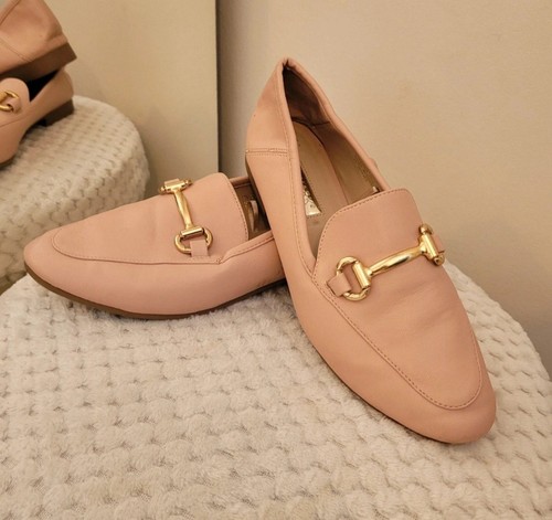 Ladies pink loafers - ladies,