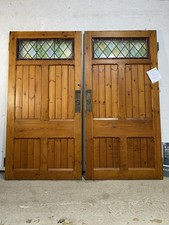 Pair Of ANTIQUE PINE WALL