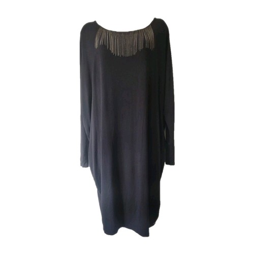 Miss baron batwing black dress - batwing,