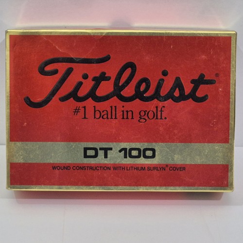 Titleist 100 golf balls - dt, 12