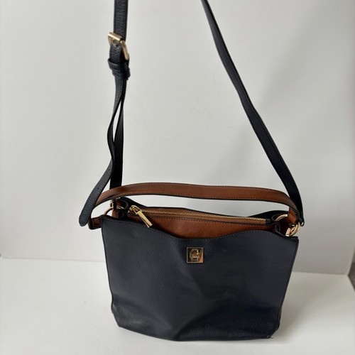 Dune navy blue tan - navy, brown