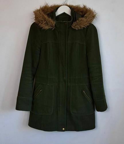 George wool blend coat size - size, 10