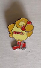 Buzby Vintage Enamel Pin Badge 1970s