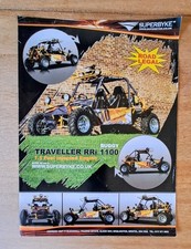 Mid 2000s Superbyke Traveller RRi 1100 . Road Legal Buggy A4 Leaflet