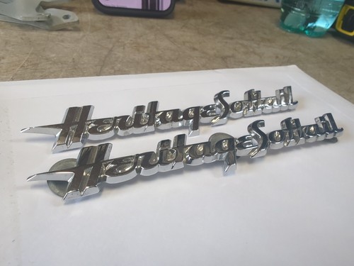 Heritage softail fender badges - softail,