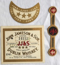 Irish Jameson Whiskey Labels