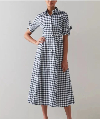 Bennett saffron gingham - bennett,